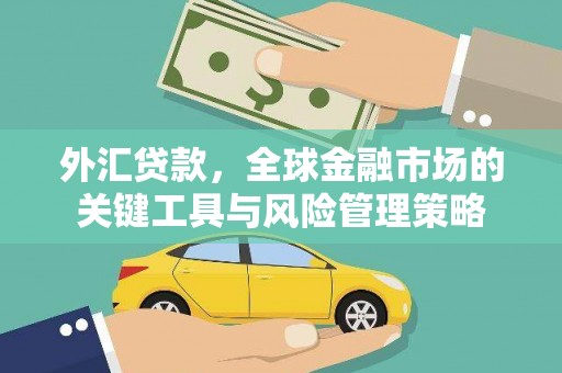 甘德外汇贷款，全球金融市场的关键工具与风险管理策略