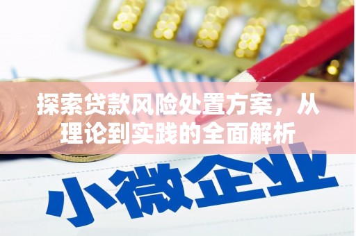 甘德探索贷款风险处置方案，从理论到实践的全面解析