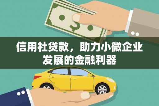 甘德信用社贷款，助力小微企业发展的金融利器