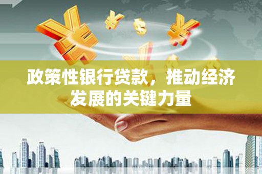 甘德政策性银行贷款，推动经济发展的关键力量